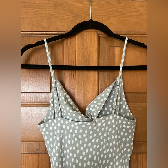 NWT A&F Knot-Front Slip Midi Dress - Picture 5 of 15